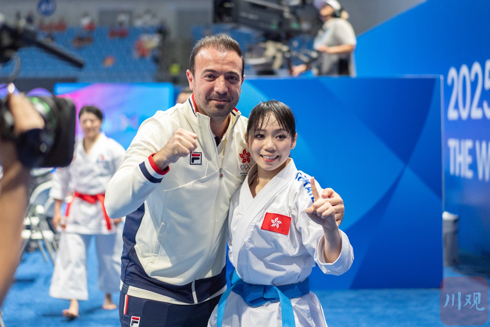 克罗地亚选手在空手道赛中表现出色 克罗地亚选手在空手道赛中表现出色