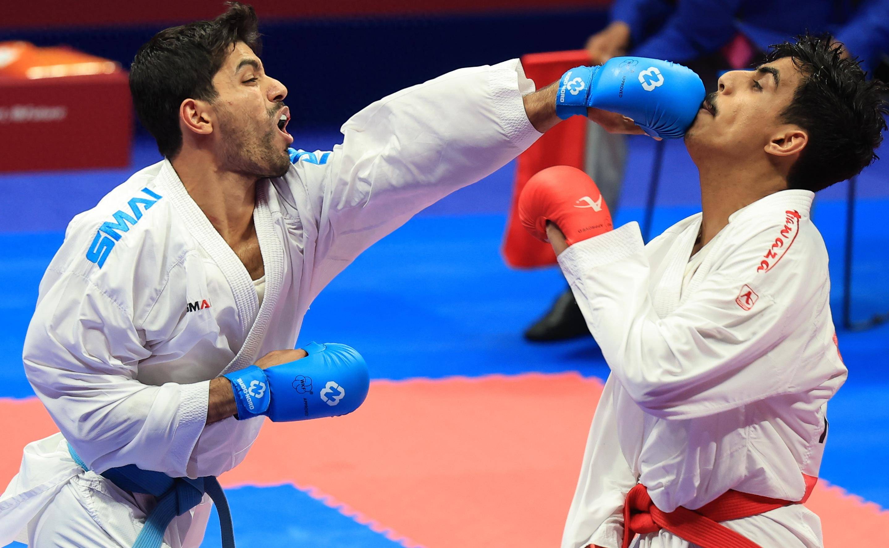 克罗地亚选手在空手道赛中表现出色 克罗地亚选手在空手道赛中表现出色